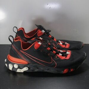 Nike Men's Black and Red Sneakers